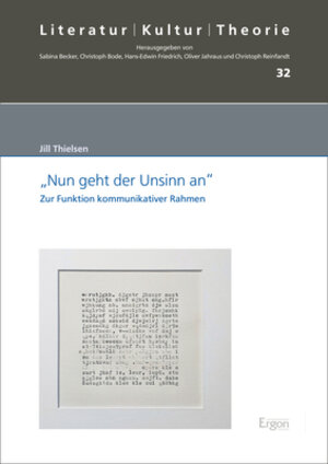 Buchcover „Nun geht der Unsinn an“ | Jill Thielsen | EAN 9783956508820 | ISBN 3-95650-882-3 | ISBN 978-3-95650-882-0