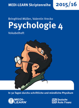 Buchcover MEDI-LEARN Skriptenreihe 2015/16: Psychologie 4 | Bringfried Müller | EAN 9783956580611 | ISBN 3-95658-061-3 | ISBN 978-3-95658-061-1