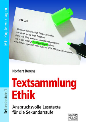 Buchcover Textsammlung Ethik | Norbert Berens | EAN 9783956600630 | ISBN 3-95660-063-0 | ISBN 978-3-95660-063-0