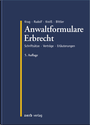 Buchcover Anwaltformulare Erbrecht  | EAN 9783956610080 | ISBN 3-95661-008-3 | ISBN 978-3-95661-008-0