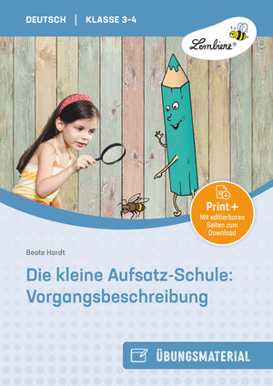 Buchcover Die kleine Aufsatz-Schule: Vorgangsbeschreibung | Beate Hardt | EAN 9783956640407 | ISBN 3-95664-040-3 | ISBN 978-3-95664-040-7