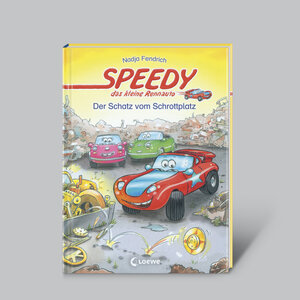 Buchcover Speedy, das kleine Rennauto: Der Schatz vom Schrottplatz | Nadja Fendrich | EAN 9783956663956 | ISBN 3-95666-395-0 | ISBN 978-3-95666-395-6