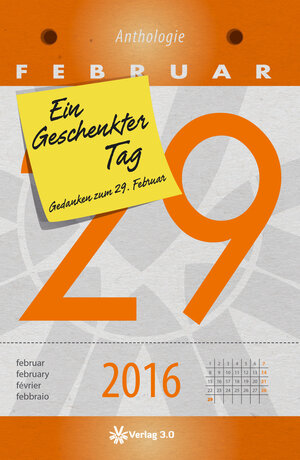 Buchcover Ein geschenkter Tag - 2016  | EAN 9783956672378 | ISBN 3-95667-237-2 | ISBN 978-3-95667-237-8