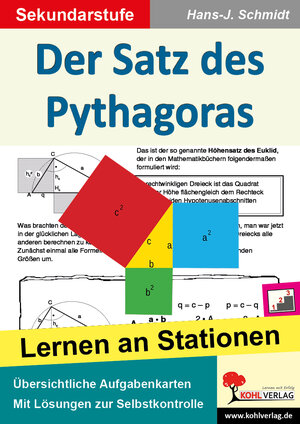 Buchcover Der Satz des Pythagoras | Hans-J. Schmidt | EAN 9783956860492 | ISBN 3-95686-049-7 | ISBN 978-3-95686-049-2