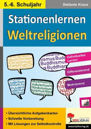Buchcover Stationenlernen Weltreligionen / Klasse 5-6 | Stefanie Kraus | EAN 9783956861383 | ISBN 3-95686-138-8 | ISBN 978-3-95686-138-3