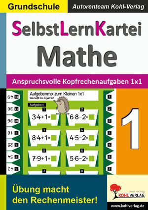 Buchcover SelbstLernKartei Mathematik 1 | Autorenteam Kohl-Verlag | EAN 9783956861680 | ISBN 3-95686-168-X | ISBN 978-3-95686-168-0
