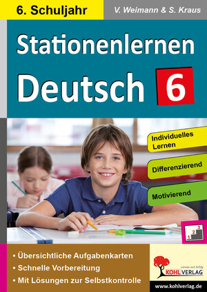 Buchcover Stationenlernen Deutsch / Klasse 6 | Kohl-Verlag | EAN 9783956862120 | ISBN 3-95686-212-0 | ISBN 978-3-95686-212-0