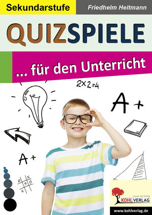 Buchcover Quizspiele für den Unterricht | Friedhelm Heitmann | EAN 9783956862953 | ISBN 3-95686-295-3 | ISBN 978-3-95686-295-3