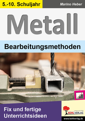 Buchcover METALL - Bearbeitungsmethoden | Marino Heber | EAN 9783956863929 | ISBN 3-95686-392-5 | ISBN 978-3-95686-392-9
