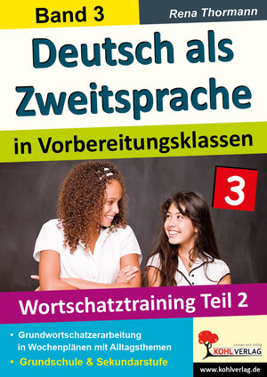 Buchcover Deutsch als Zweitsprache in Vorbereitungsklassen | Rena Thormann | EAN 9783956865411 | ISBN 3-95686-541-3 | ISBN 978-3-95686-541-1