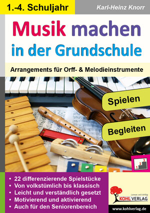 Buchcover Musik machen in der Grundschule | Karl-Heinz Knorr | EAN 9783956866159 | ISBN 3-95686-615-0 | ISBN 978-3-95686-615-9