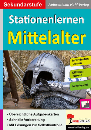 Buchcover Stationenlernen Mittelalter | Autorenteam Kohl-Verlag | EAN 9783956866623 | ISBN 3-95686-662-2 | ISBN 978-3-95686-662-3