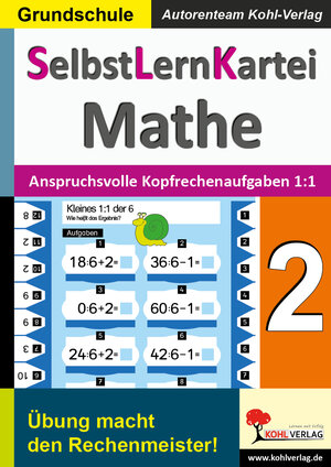 Buchcover SelbstLernKartei Mathematik 2 | Autorenteam Kohl-Verlag | EAN 9783956866920 | ISBN 3-95686-692-4 | ISBN 978-3-95686-692-0