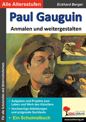 Buchcover Paul Gauguin ... anmalen und weitergestalten | Eckhard Berger | EAN 9783956867095 | ISBN 3-95686-709-2 | ISBN 978-3-95686-709-5
