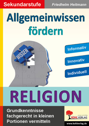 Buchcover Allgemeinwissen fördern RELIGION | Friedhelm Heitmann | EAN 9783956867170 | ISBN 3-95686-717-3 | ISBN 978-3-95686-717-0