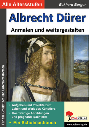 Buchcover Albrecht Dürer ... anmalen und weitergestalten | Eckhard Berger | EAN 9783956867385 | ISBN 3-95686-738-6 | ISBN 978-3-95686-738-5