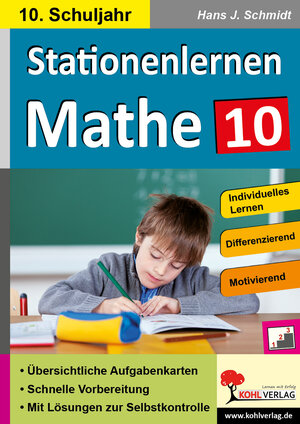 Buchcover Stationenlernen Mathe / Klasse 10 | Hans-J. Schmidt | EAN 9783956868405 | ISBN 3-95686-840-4 | ISBN 978-3-95686-840-5