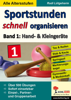 Buchcover Sportstunden schnell organisieren | Rudi Lütgeharm | EAN 9783956869761 | ISBN 3-95686-976-1 | ISBN 978-3-95686-976-1