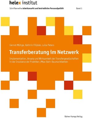 Buchcover Transferberatung im Netzwerk | Gernot Mühge | EAN 9783957101747 | ISBN 3-95710-174-3 | ISBN 978-3-95710-174-7