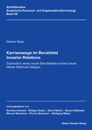 Buchcover Karrierewege im Berufsfeld Investor Relations | Martina Maas | EAN 9783957102256 | ISBN 3-95710-225-1 | ISBN 978-3-95710-225-6