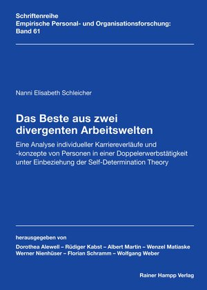Buchcover Das Beste aus zwei divergenten Arbeitswelten | Nanni Elisabeth Schleicher | EAN 9783957102485 | ISBN 3-95710-248-0 | ISBN 978-3-95710-248-5