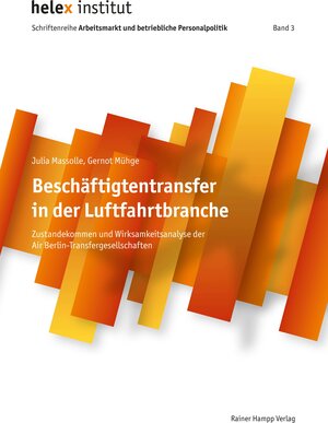 Buchcover Beschäftigtentransfer in der Luftfahrtbranche | Julia Massolle | EAN 9783957102645 | ISBN 3-95710-264-2 | ISBN 978-3-95710-264-5