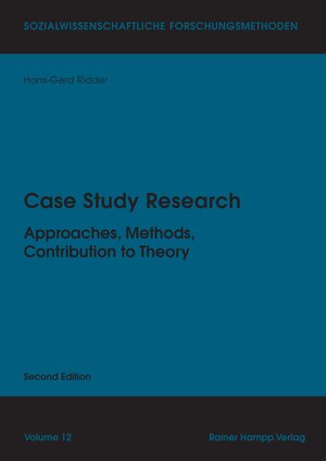 Buchcover Case Study Research | Hans-Gerd Ridder | EAN 9783957103635 | ISBN 3-95710-363-0 | ISBN 978-3-95710-363-5