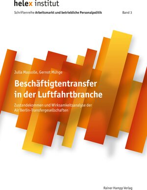 Buchcover Beschäftigtentransfer in der Luftfahrtbranche | Julia Massolle | EAN 9783957103642 | ISBN 3-95710-364-9 | ISBN 978-3-95710-364-2