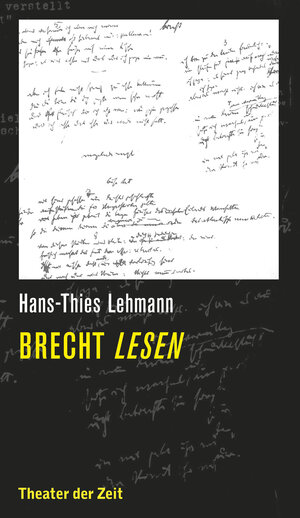 Buchcover Brecht lesen | Hans-Thies Lehmann | EAN 9783957490797 | ISBN 3-95749-079-0 | ISBN 978-3-95749-079-7