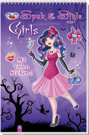 Buchcover Sticker-Malblock "Spuk & Style Girls"  | EAN 9783957741622 | ISBN 3-95774-162-9 | ISBN 978-3-95774-162-2