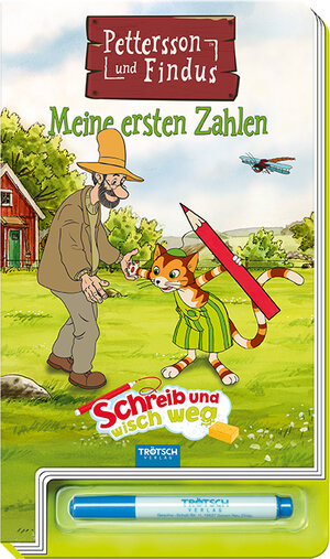 Buchcover Trötsch Pettersson und Findus Schreib und wisch weg Zahlen  | EAN 9783957745729 | ISBN 3-95774-572-1 | ISBN 978-3-95774-572-9