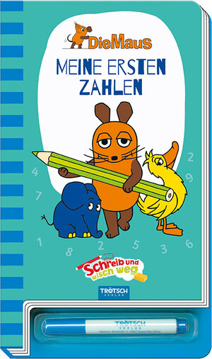 Buchcover Trötsch Die Maus Schreib und wisch weg Zahlen  | EAN 9783957748577 | ISBN 3-95774-857-7 | ISBN 978-3-95774-857-7