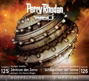 Buchcover Perry Rhodan NEO MP3 Doppel-CD Folgen 125 + 126 | Rüdiger Schäfer | EAN 9783957950871 | ISBN 3-95795-087-2 | ISBN 978-3-95795-087-1