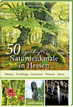 Buchcover 50 sagenhafte Naturdenkmale in Hessen | Martina D'Ascola | EAN 9783957990587 | ISBN 3-95799-058-0 | ISBN 978-3-95799-058-7