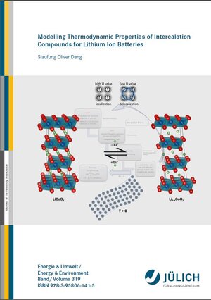 Buchcover Modelling Thermodynamic Properties of Intercalation Compounds for Lithium Ion Batteries | Siaufung Oliver Dang | EAN 9783958061415 | ISBN 3-95806-141-9 | ISBN 978-3-95806-141-5