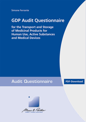 Buchcover GDP Audit Questionnaire | Christine Oechslein | EAN 9783958071087 | ISBN 3-95807-108-2 | ISBN 978-3-95807-108-7