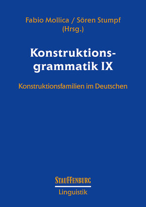 Buchcover Konstruktionsgrammatik IX  | EAN 9783958091702 | ISBN 3-95809-170-9 | ISBN 978-3-95809-170-2