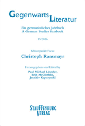 Buchcover Gegenwartsliteratur. Ein Germanistisches Jahrbuch /A German Studies Yearbook / 15/2016  | EAN 9783958096424 | ISBN 3-95809-642-5 | ISBN 978-3-95809-642-4