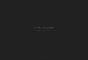 Buchcover Paris, Novembre | Sze Tsung Nicolás Leong | EAN 9783958293953 | ISBN 3-95829-395-6 | ISBN 978-3-95829-395-3