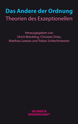 Buchcover Das Andere der Ordnung  | EAN 9783958320611 | ISBN 3-95832-061-9 | ISBN 978-3-95832-061-1
