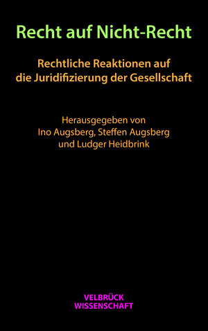 Buchcover Recht auf Nicht-Recht  | EAN 9783958322073 | ISBN 3-95832-207-7 | ISBN 978-3-95832-207-3