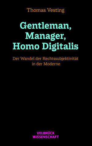 Buchcover Gentleman, Manager, Homo Digitalis | Thomas Vesting | EAN 9783958322400 | ISBN 3-95832-240-9 | ISBN 978-3-95832-240-0
