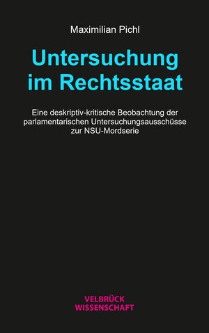Buchcover Untersuchung im Rechtsstaat | Maximilian Pichl | EAN 9783958322875 | ISBN 3-95832-287-5 | ISBN 978-3-95832-287-5