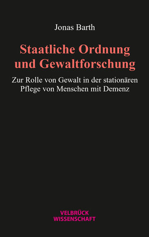 Buchcover Staatliche Ordnung und Gewaltforschung | Jonas Barth | EAN 9783958323193 | ISBN 3-95832-319-7 | ISBN 978-3-95832-319-3