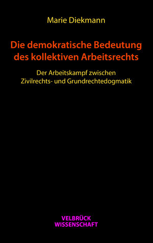 Buchcover Die demokratische Bedeutung des kollektiven Arbeitsrechts | Marie Diekmann | EAN 9783958323308 | ISBN 3-95832-330-8 | ISBN 978-3-95832-330-8