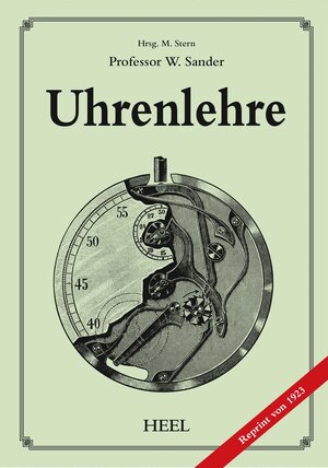 Buchcover Uhrenlehre - Reprint von 1923  | EAN 9783958433885 | ISBN 3-95843-388-X | ISBN 978-3-95843-388-5
