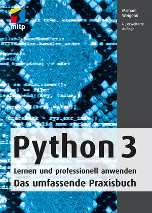 Buchcover Python 3 | Michael Weigend | EAN 9783958454262 | ISBN 3-95845-426-7 | ISBN 978-3-95845-426-2