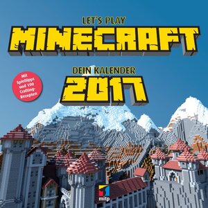 Buchcover Let's Play MINECRAFT. Dein Kalender 2017  | EAN 9783958454286 | ISBN 3-95845-428-3 | ISBN 978-3-95845-428-6