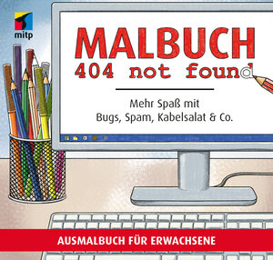 Buchcover Malbuch 404 not found | Linda Bunge | EAN 9783958455764 | ISBN 3-95845-576-X | ISBN 978-3-95845-576-4