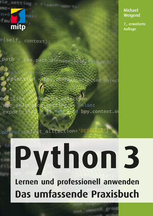 Buchcover Python 3 | Michael Weigend | EAN 9783958457928 | ISBN 3-95845-792-4 | ISBN 978-3-95845-792-8